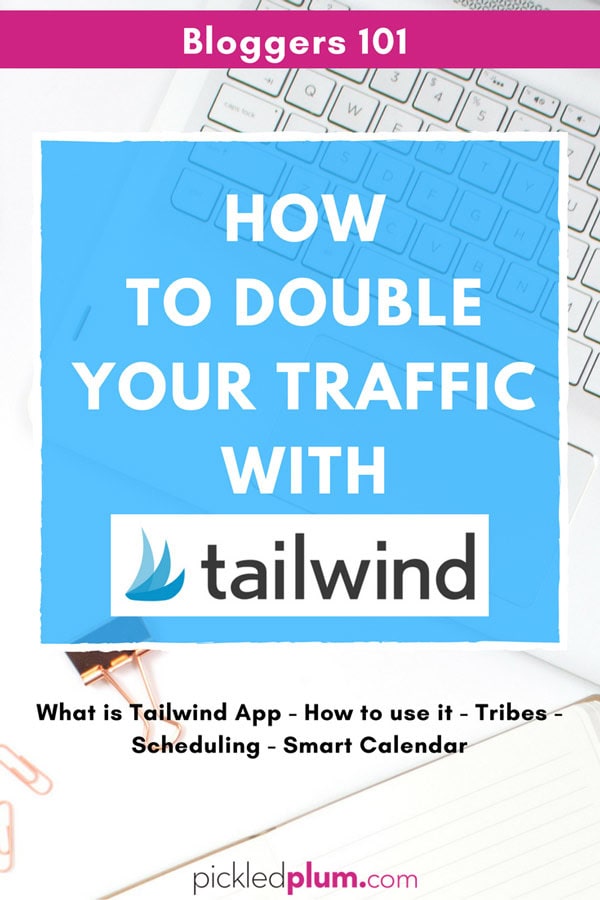 How To Double Your Traffic With Tailwind - Learn how to grow your blog by using Tailwind to double, even triple your traffic! Become a Pinterest champion by following these steps and watch your traffic improve in a matter of weeks! This is a must for serious bloggers looking to market themselves or their products. #pinterestmarketing #blogging #makemoneyonline #tailwindtribes