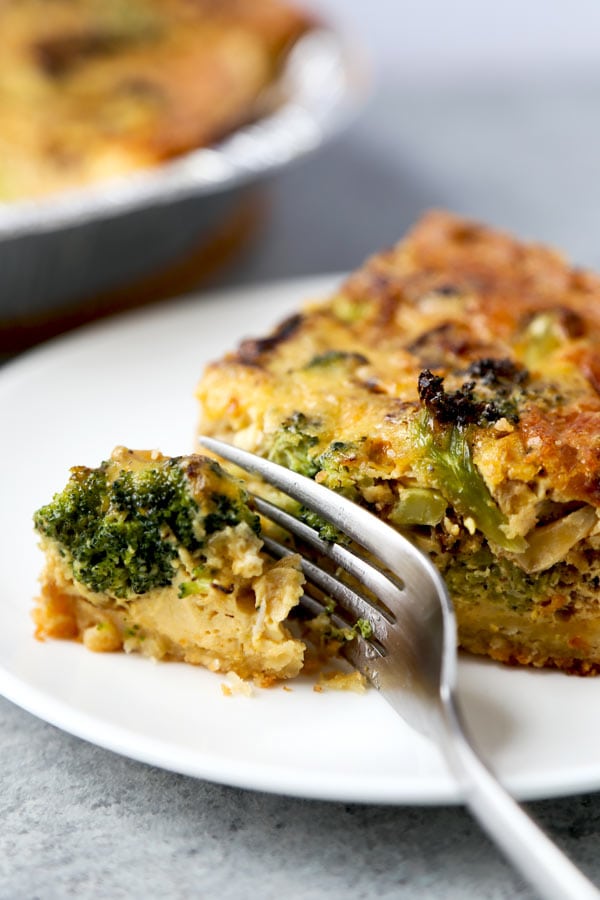 Making quiche at home is easier than you’d think! All you need is an oven and 7 ingredients to make this fluffy and savory Parmesan And Broccoli Quiche Recipe. Ready, set, bake! #frenchrecipe #homemadepie #healthybroccoliquiche | pickledplum.com