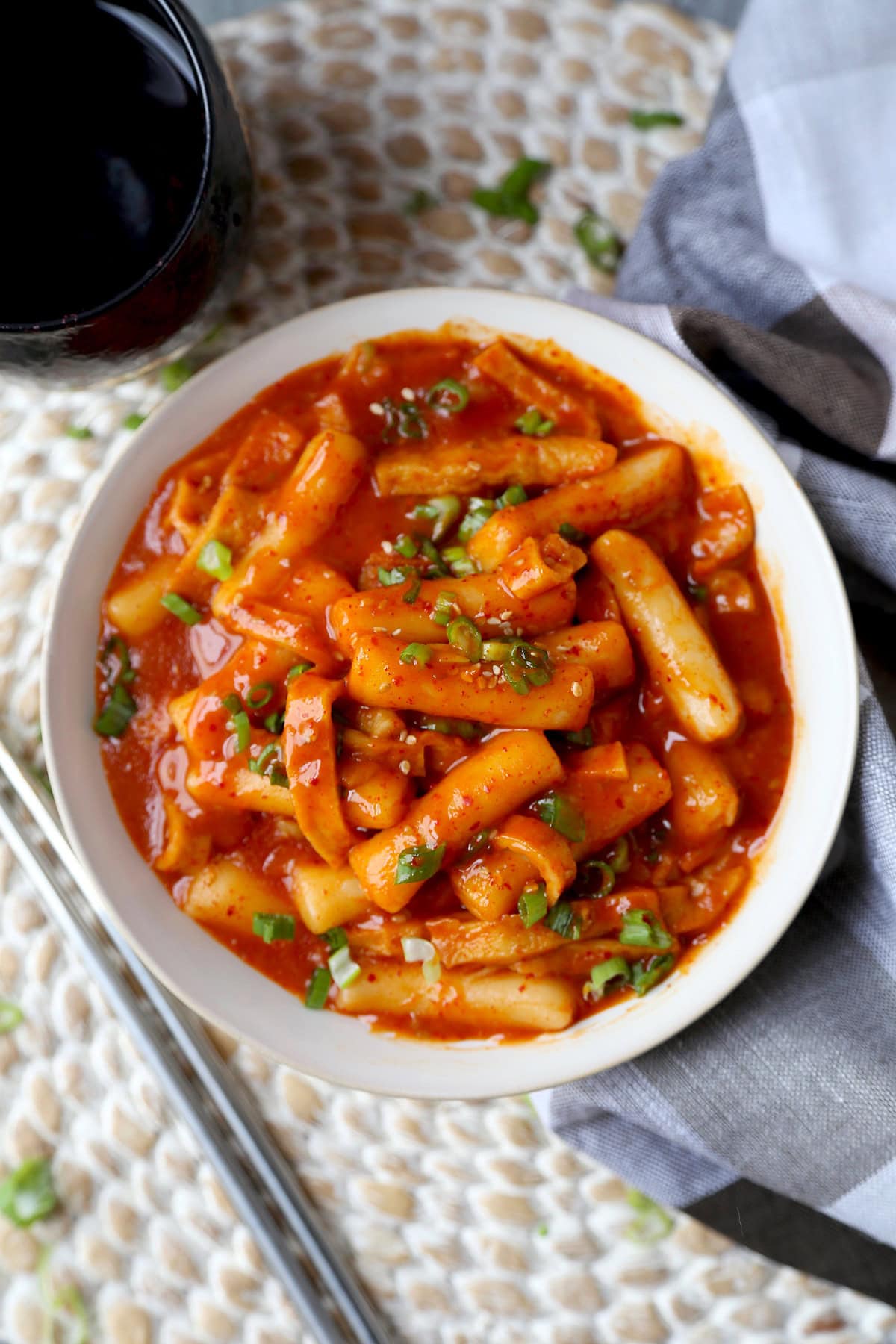 21 Tteokbokki Recept CarleeKiran   Tteokbokki Korean Spicy Rice Cakes 1200 