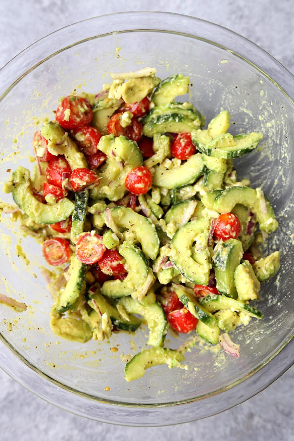 how to make cucumber tomato salad