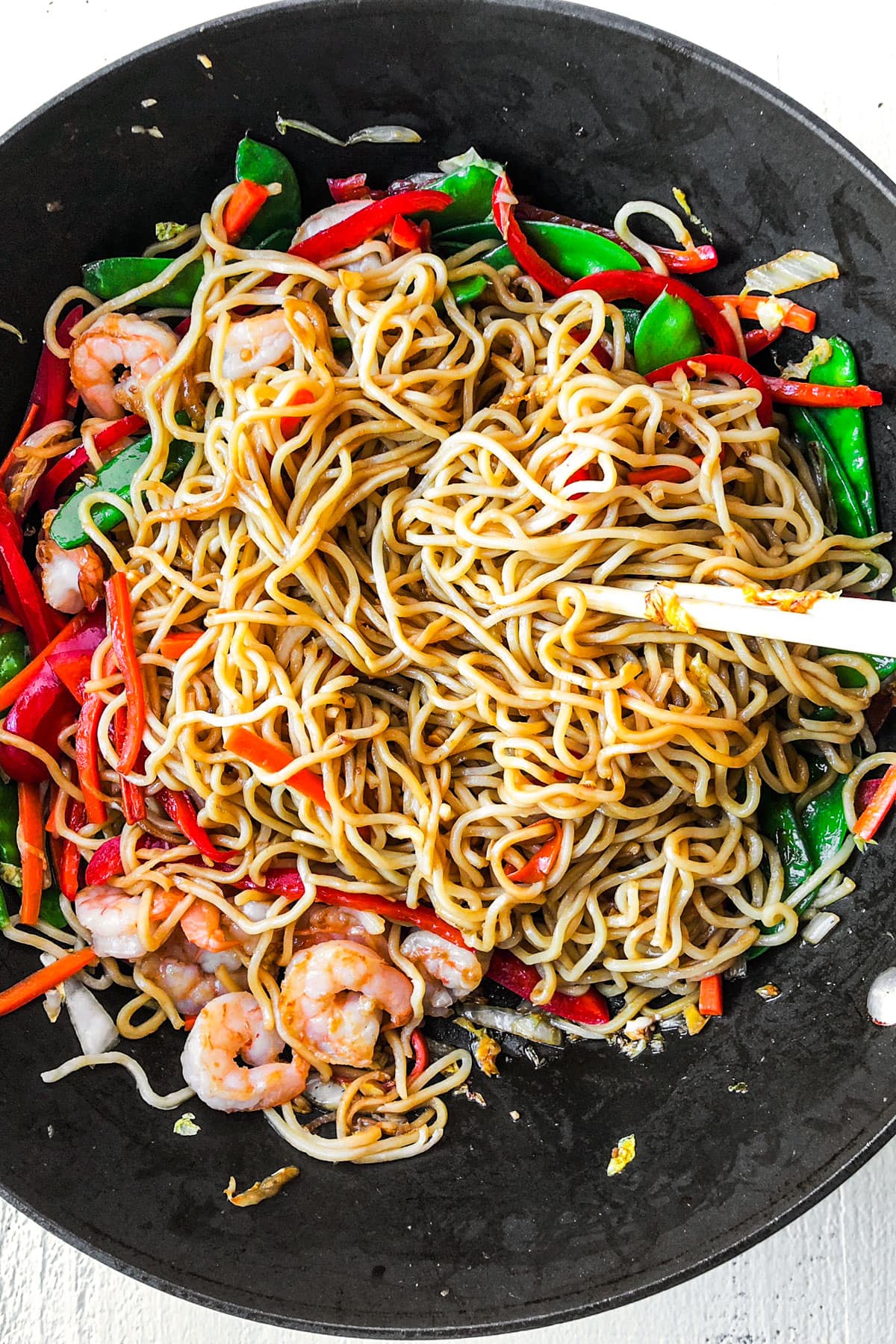 shrimp lo mein