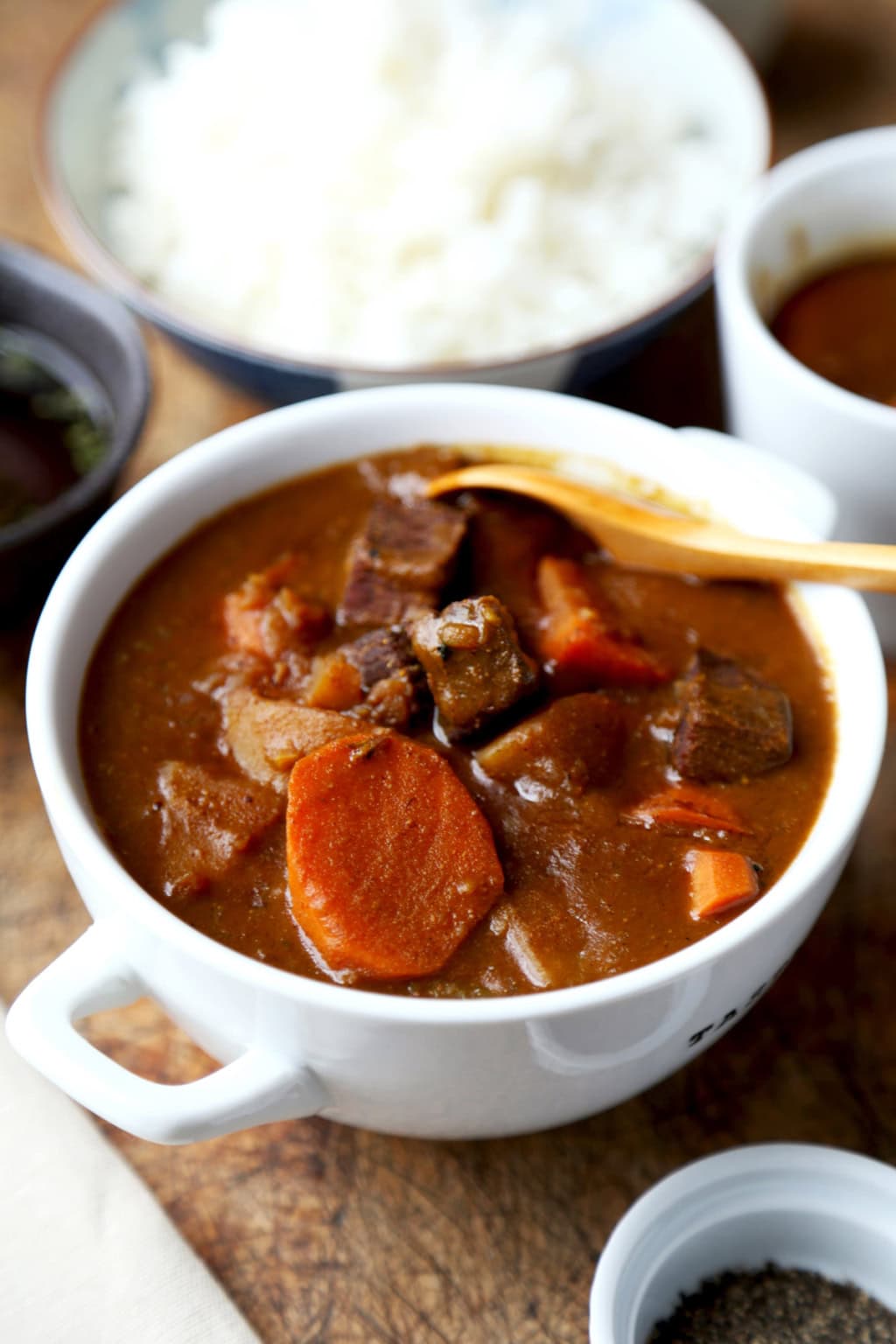 Japanese Curry Recipe カレライス Pickled Plum