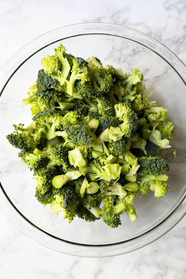 chopped broccoli florets