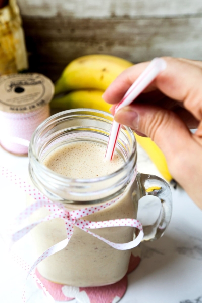 peanut butter banana smoothie