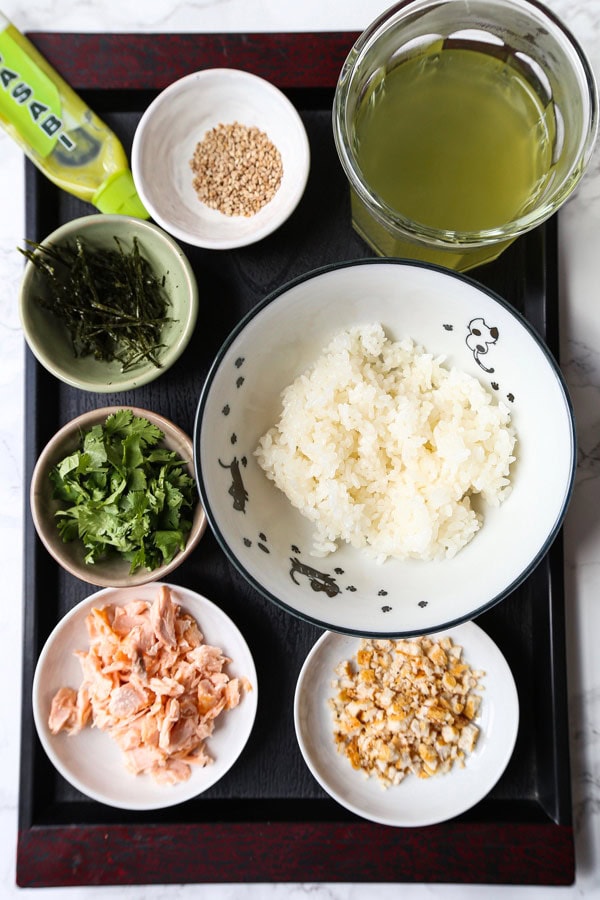 ingredients for ochazuke