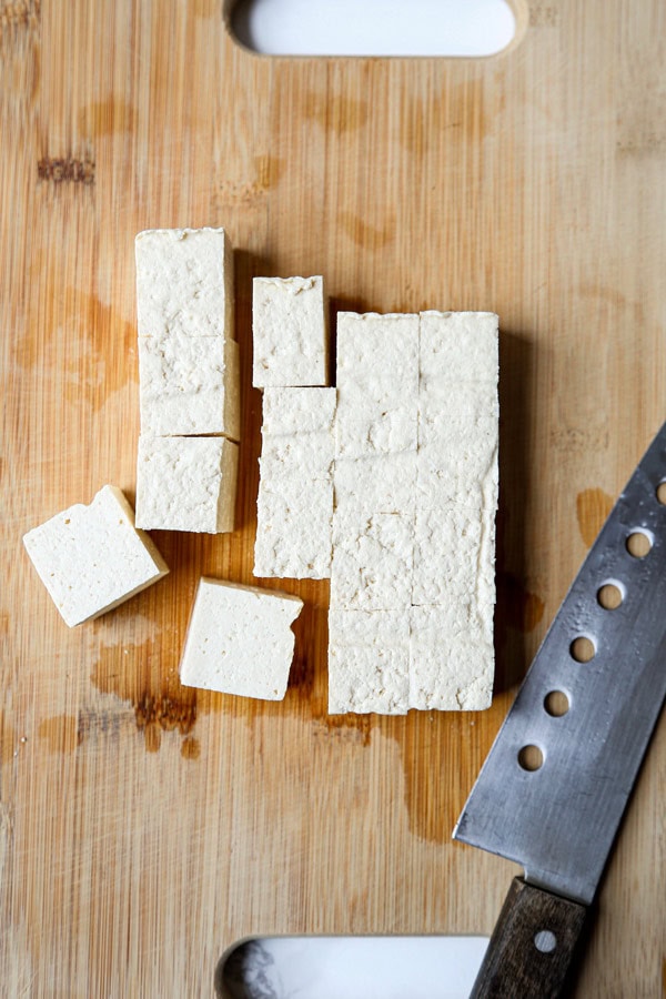 firm tofu cubes | pickledplum.com