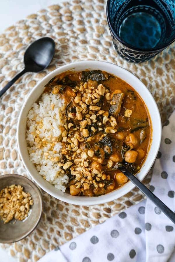 West african peanut stew with rice | pickledplum.com