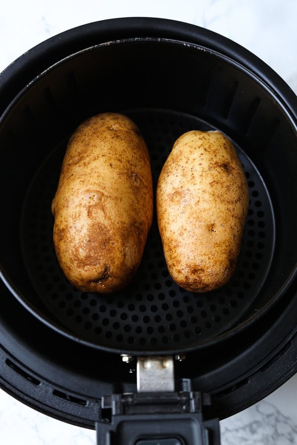 Russet potatoes in air fryer