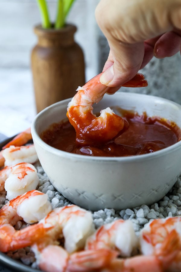 Shrimp Cocktail Recipe with the Best Sauce (VIDEO