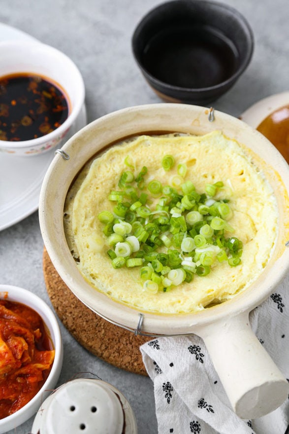 Korean Steamed Egg (Gyeran Jjim)