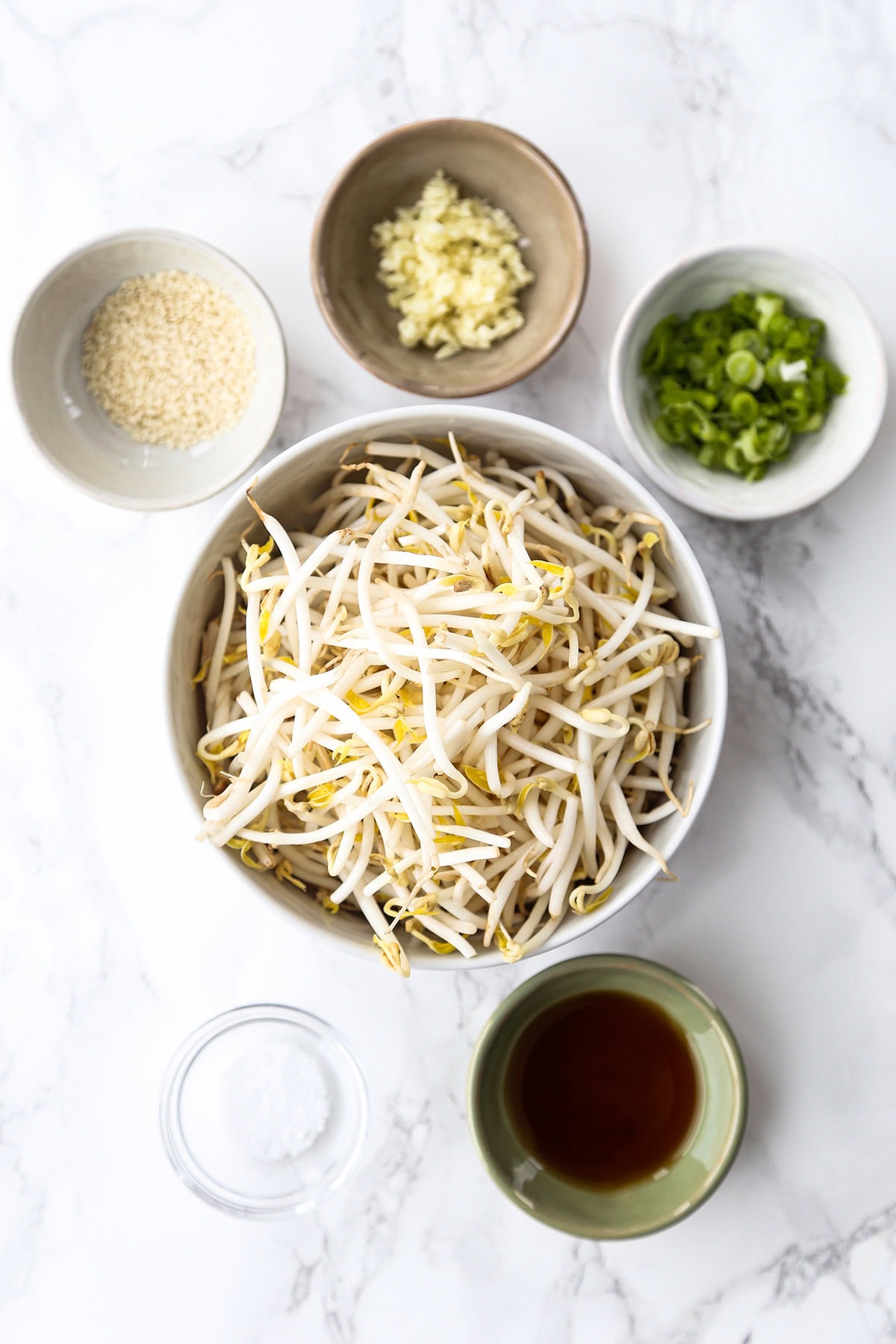 Korean Bean Sprout Salad (Sookju Namul) | Pickled Plum