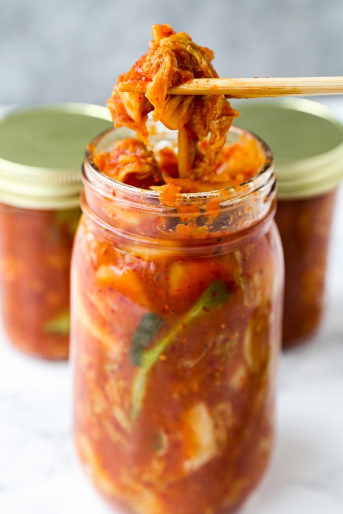 Vegan Kimchi (napa cabbage) - 김치