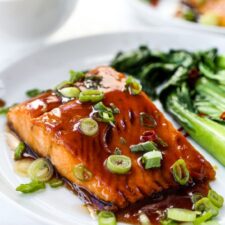 Baked Arctic Char With Honey Soy Marinade