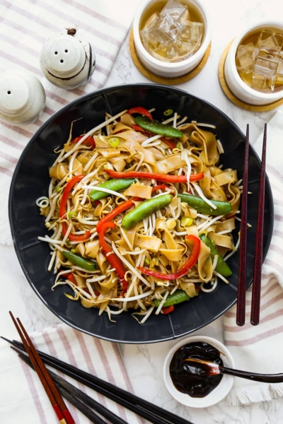 chow fun noodles