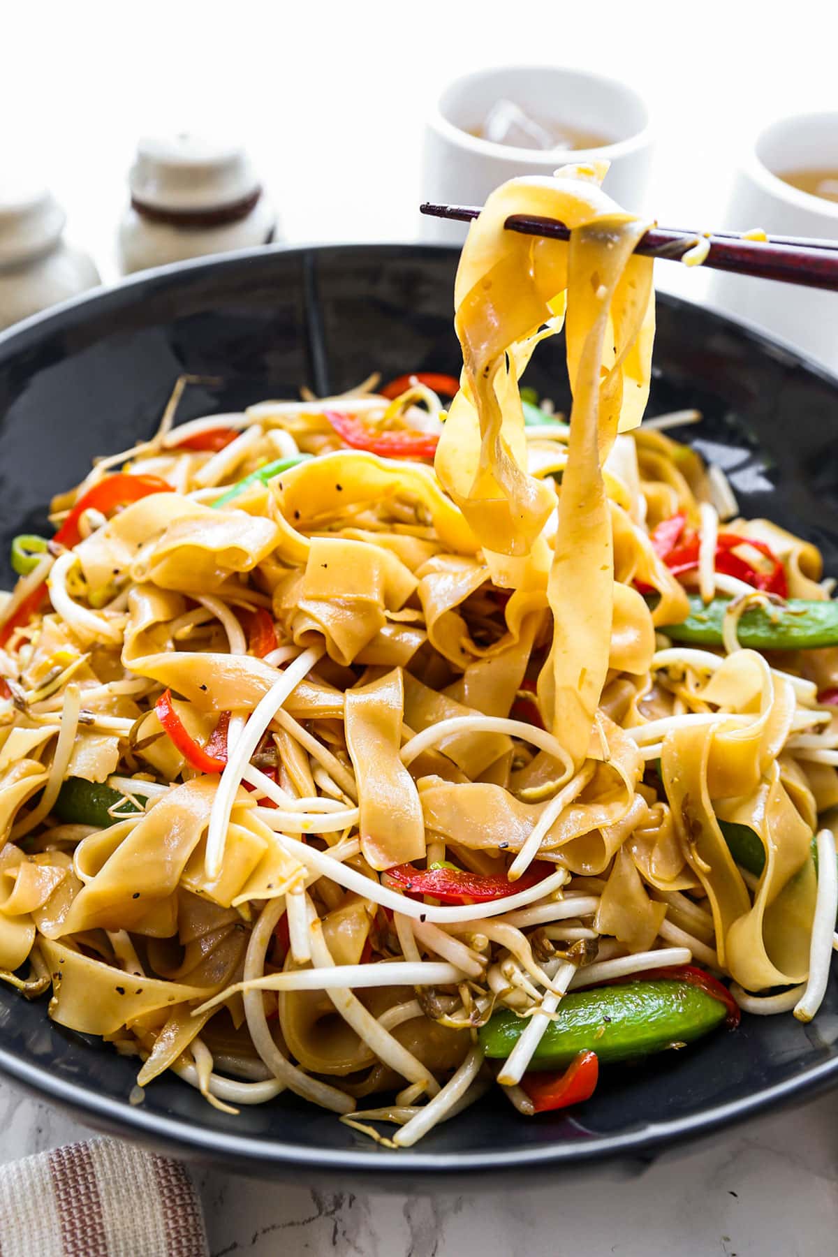 chow fun noodles