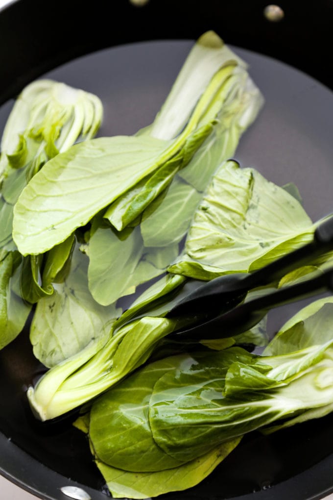 how to boil bok choy