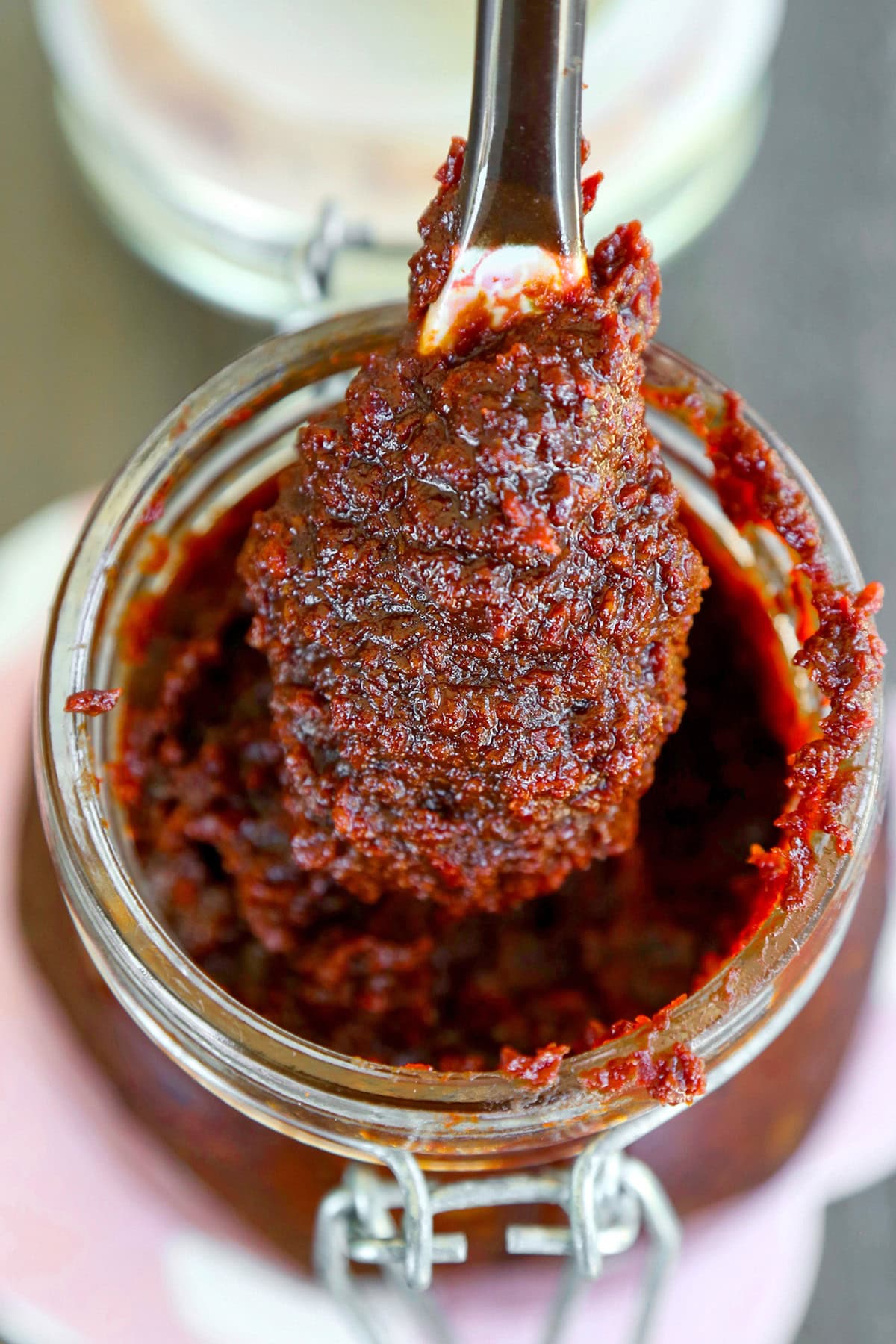 Asian Red Chili Paste Recipe (Plain + With Seasoning) + Video