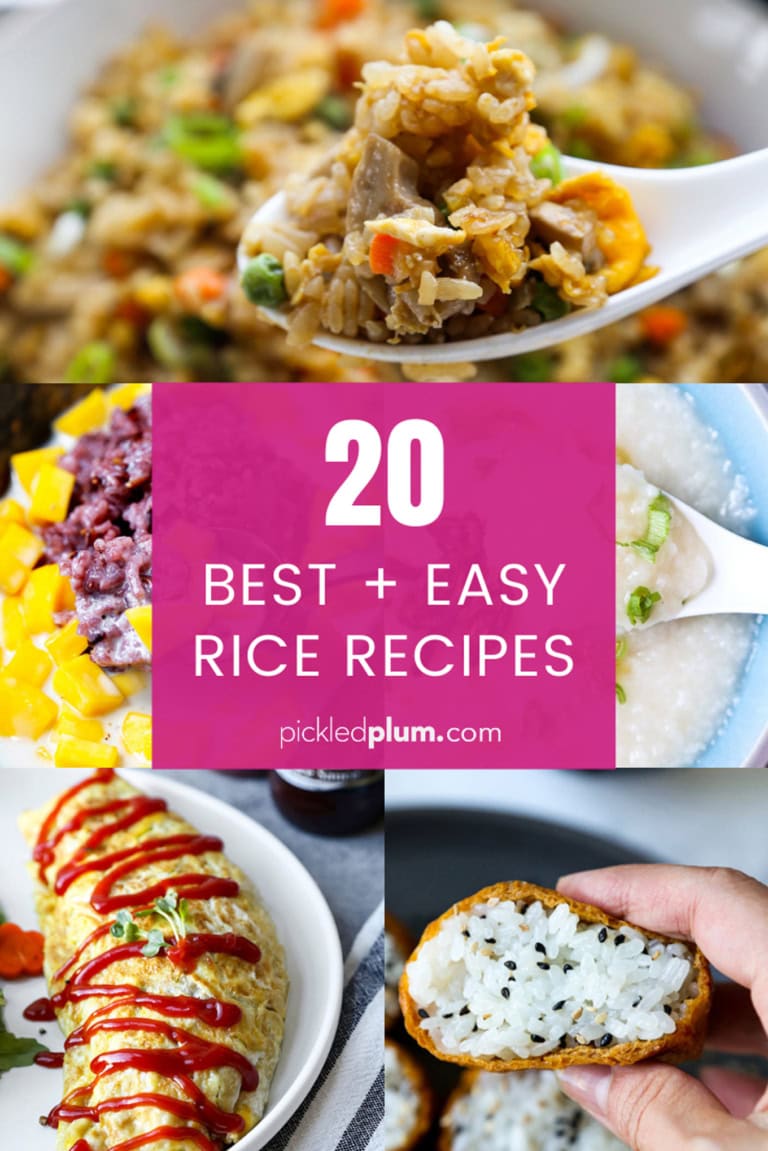 20 BEST + EASY Rice Recipes Pickled Plum Food And Drinks