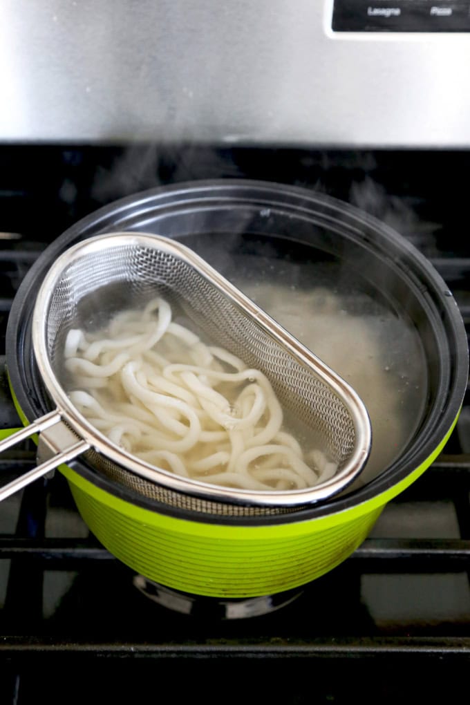 udon boiling