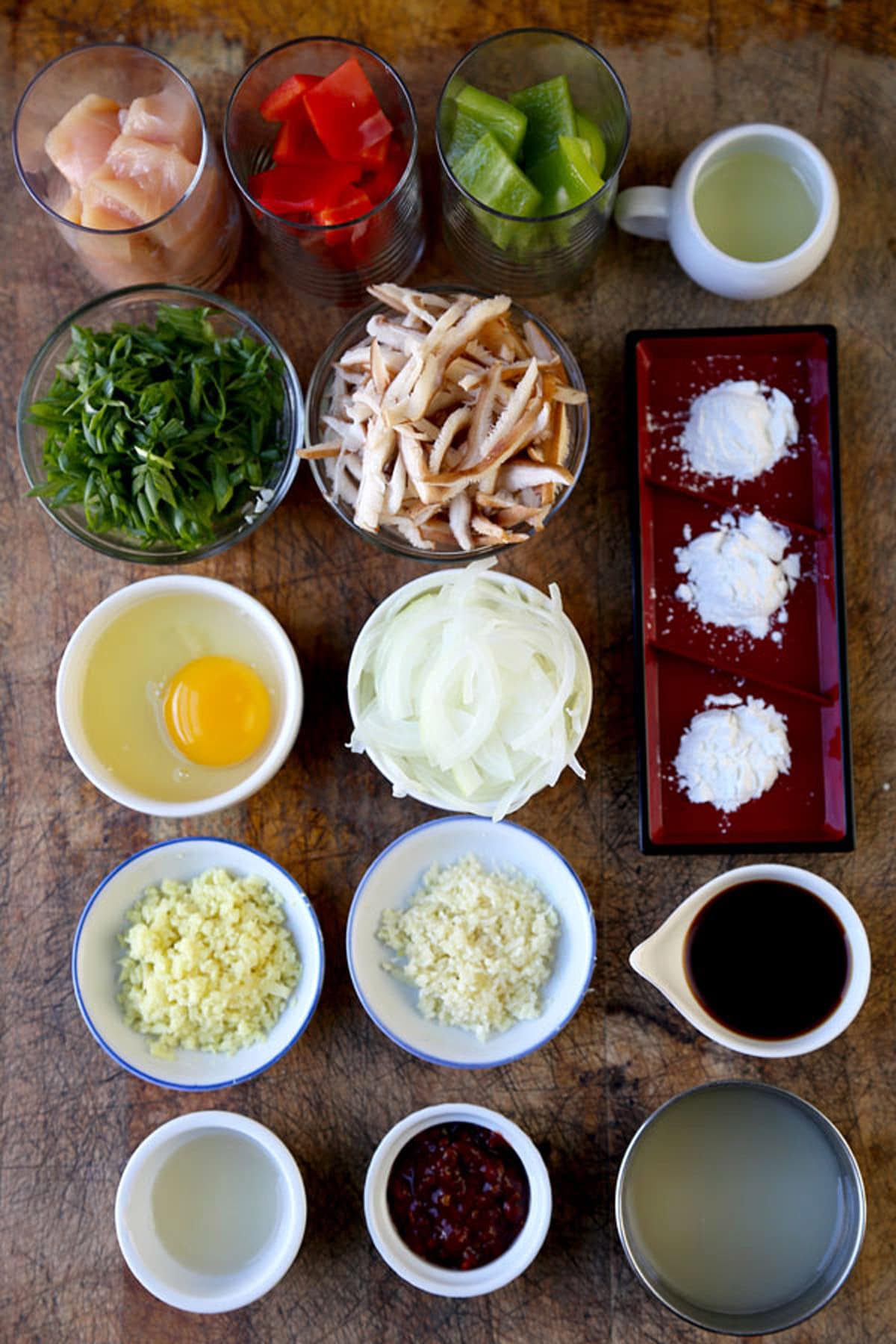 ingredients for szechuan chicken