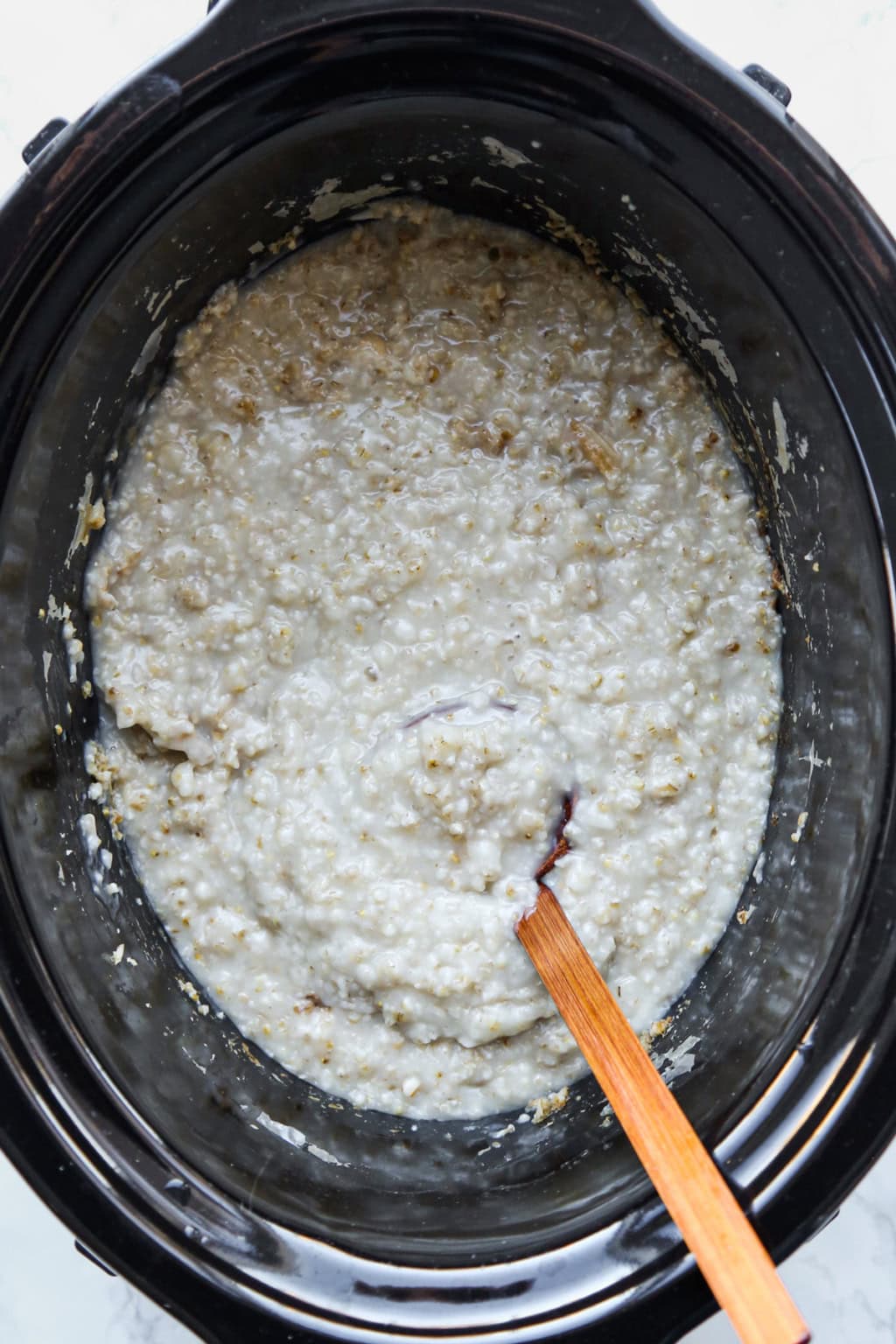 Slow Cooker Oatmeal (Chinese Style) Pickled Plum