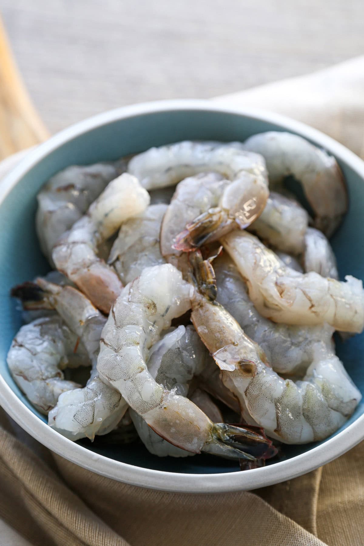 raw prawns