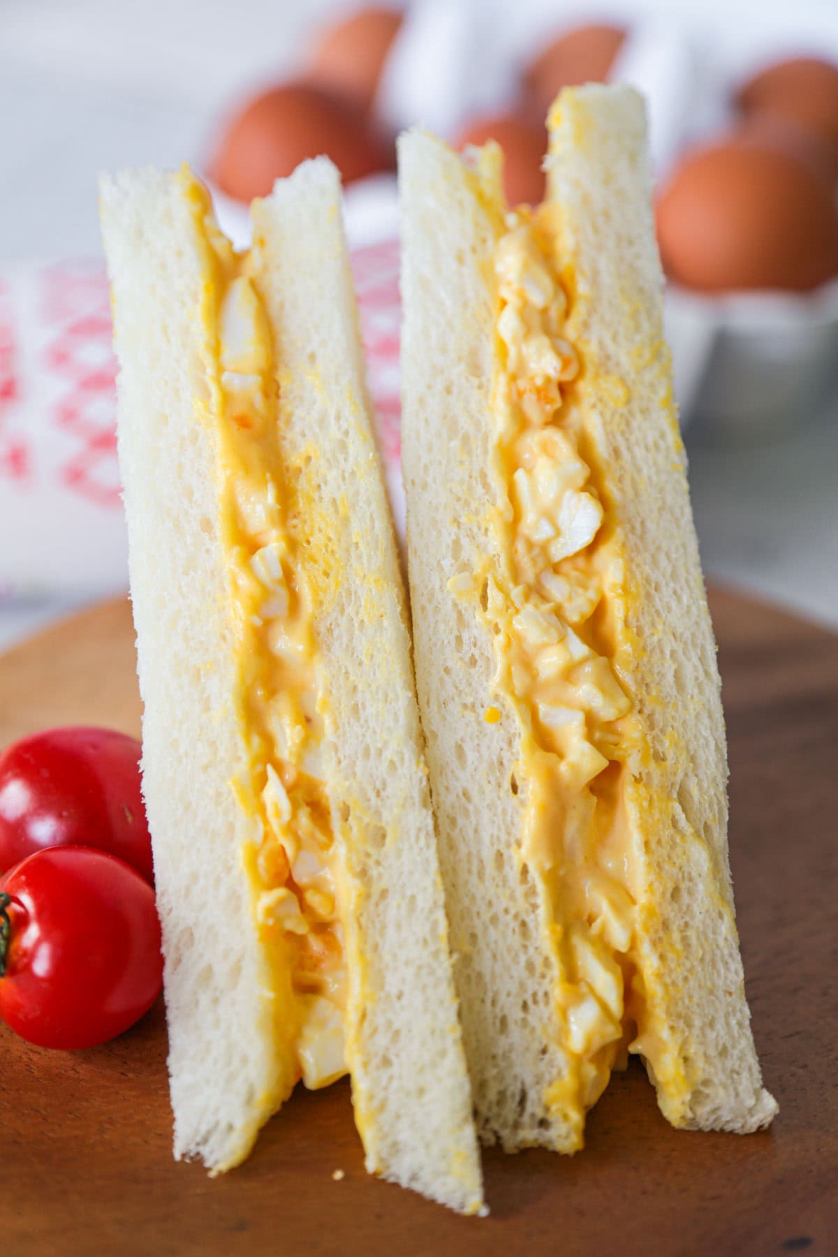 Japanese egg sandwich (tamago sando)