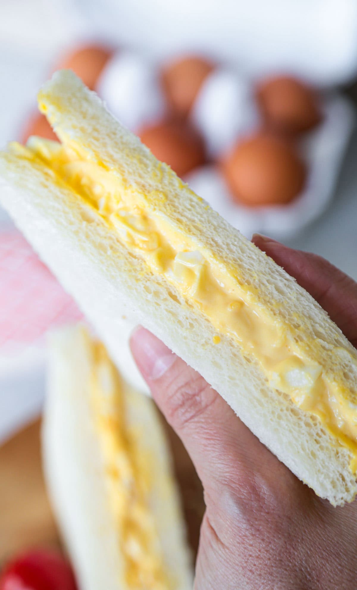 Japanese egg sandwich (tamago sando)