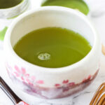 matcha in teacup
