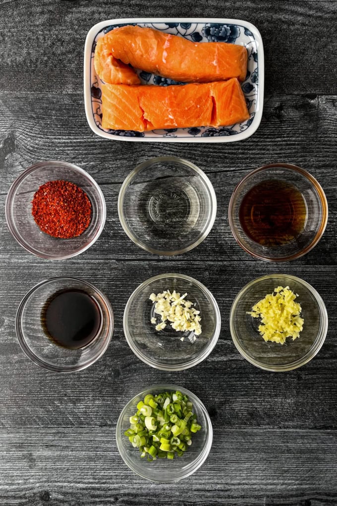 Korean Style Fish Donburi Bowl Pickled Plum Easy Asian Recipes