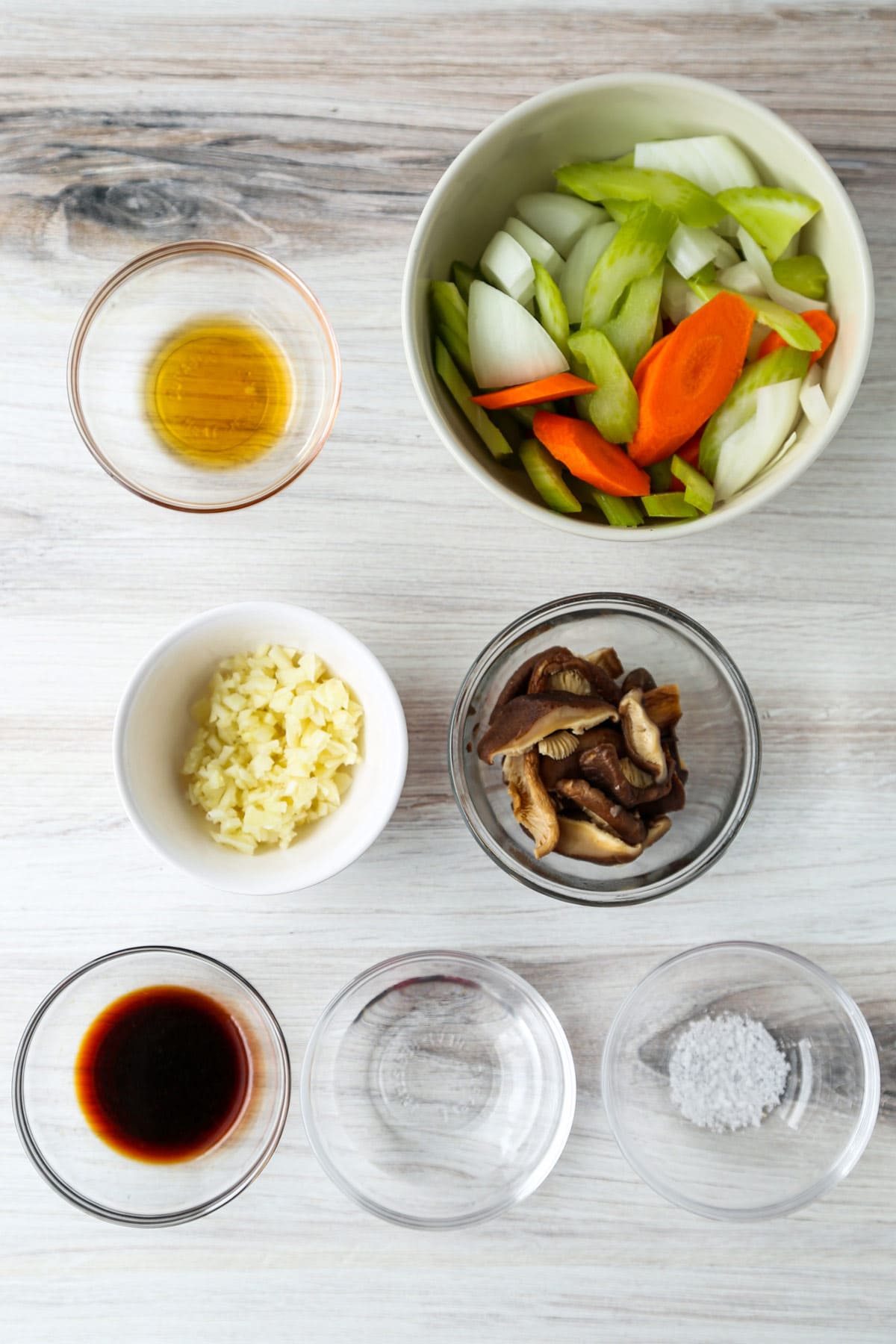 ingredients for stir fry veggies