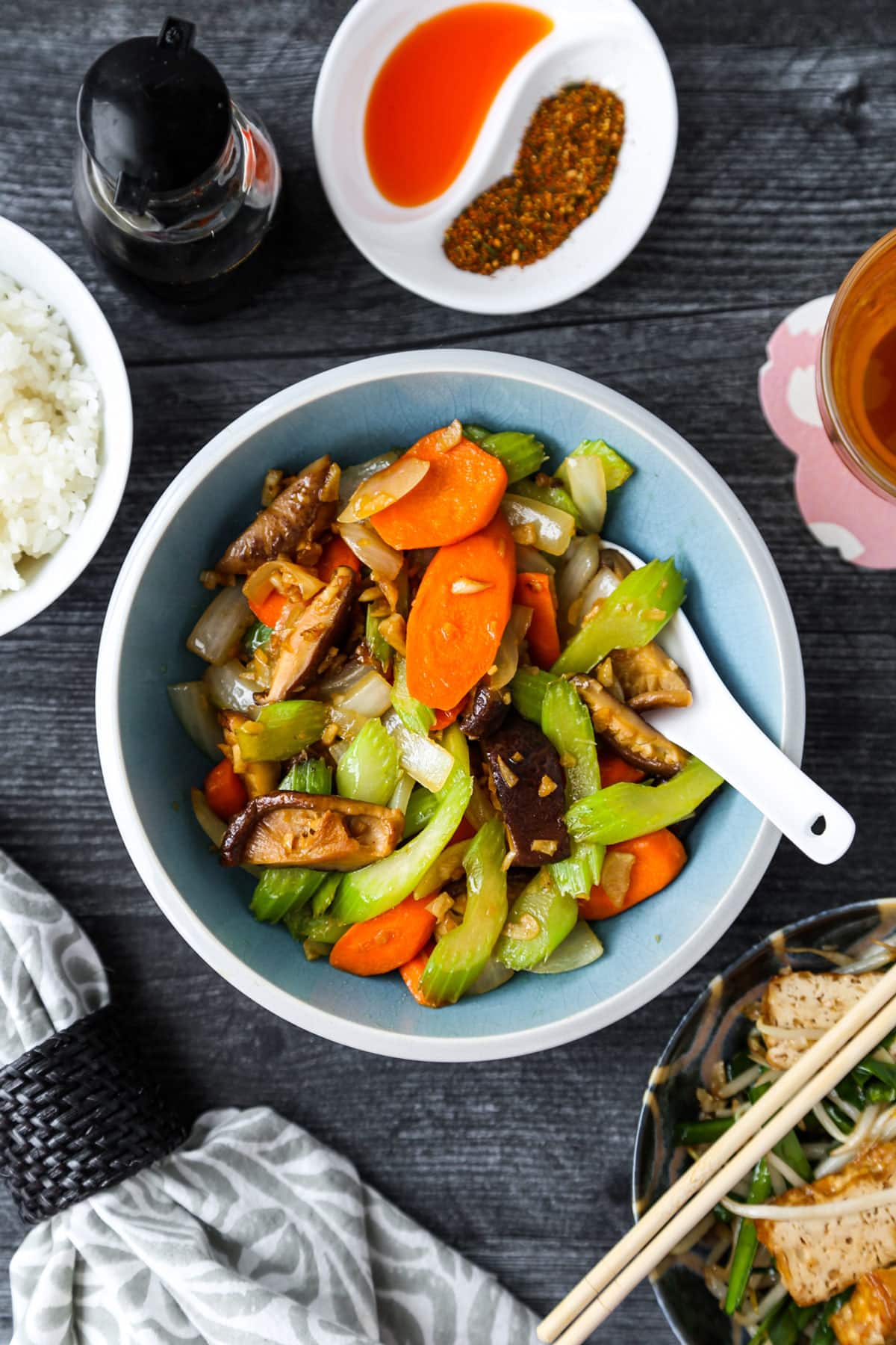 Stir Fry Veggies with Garlic Sauce