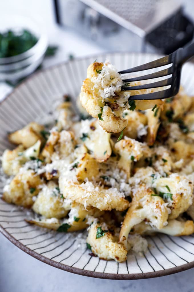 Stir fried cauliflower