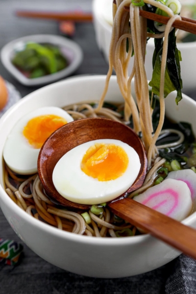 toshikoshi soba - new year's soba noodles