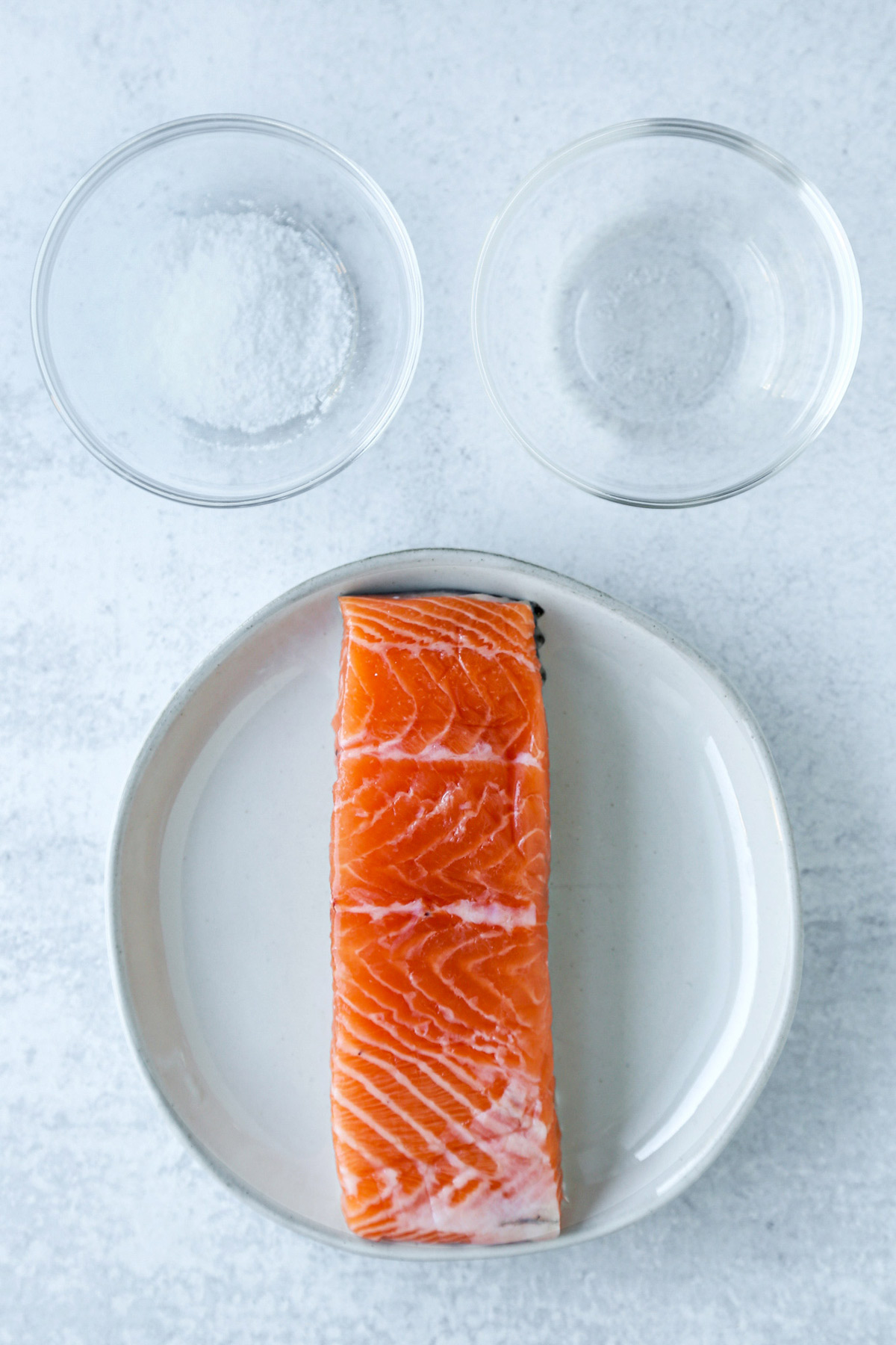 Ingredients for Japanese salted salmon