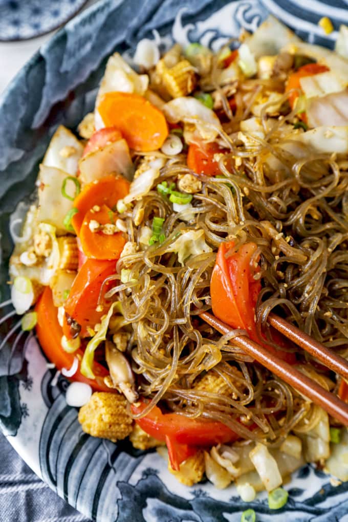 Pad Woon Sen (Thai Glass Noodle Stir Fry) | Pickled Plum