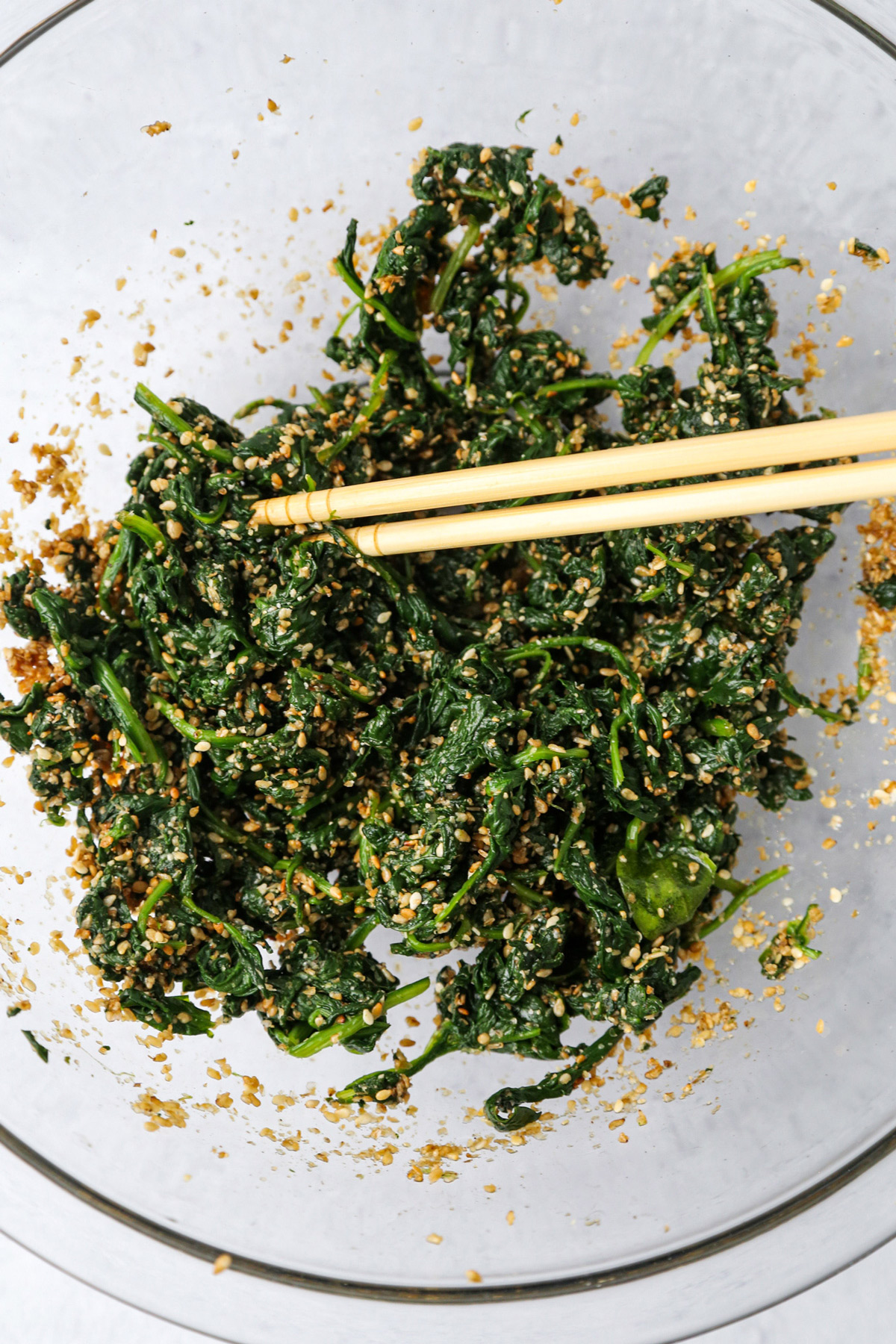 japanese spinach and sesame salad