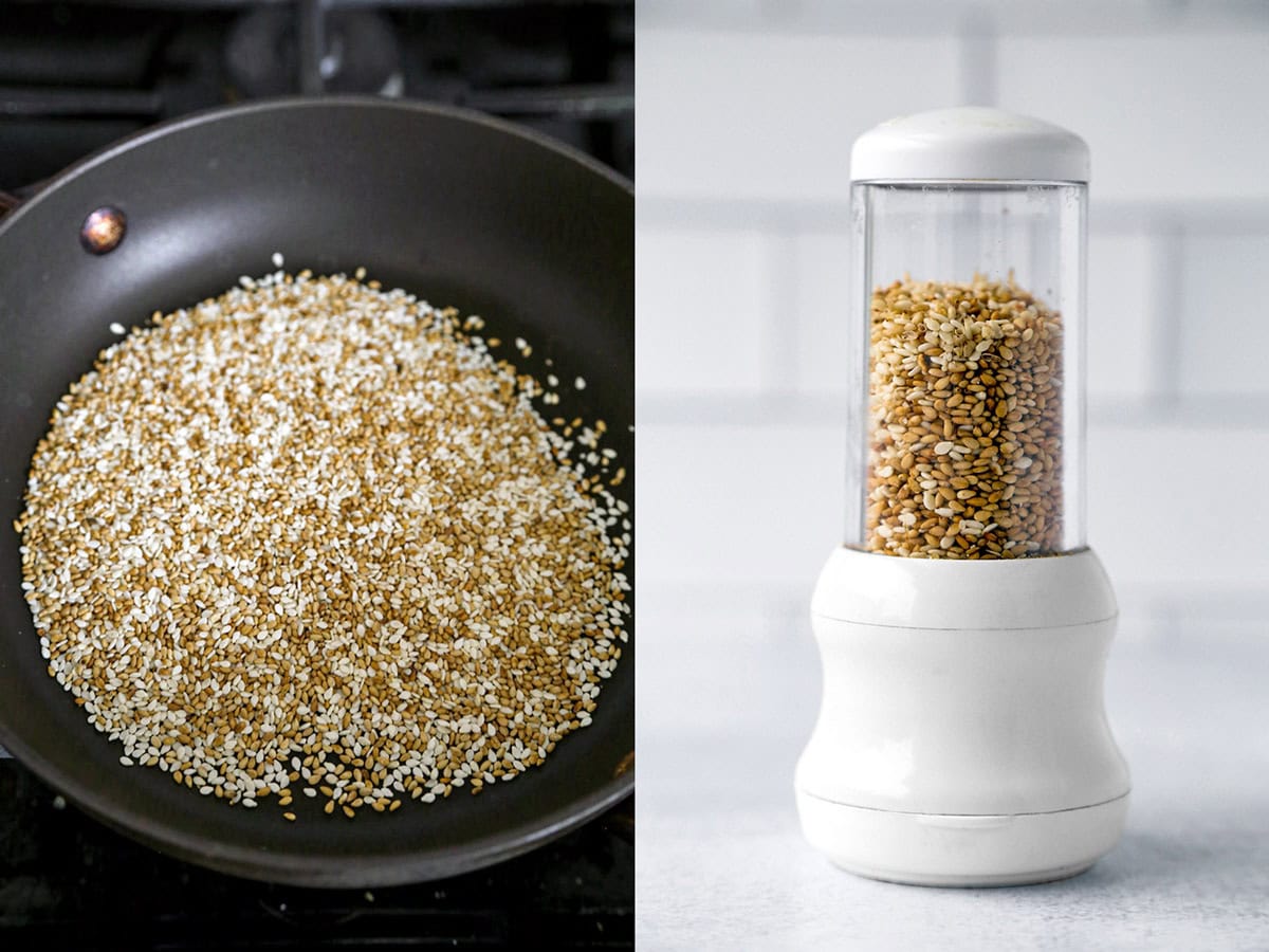 ground sesame seeds