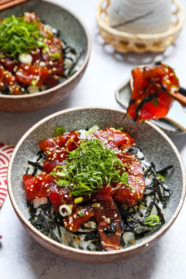 Tekka Don The Ultimate Japanese Tuna Bowl Pickled Plum