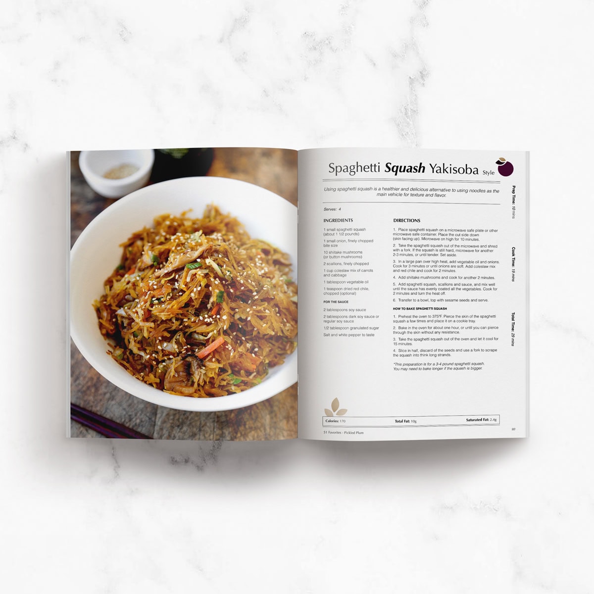 51 Recipes Cookbook Page Featuring Recipe