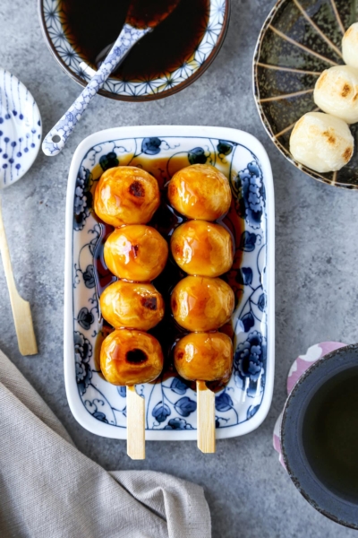 dango skewer - mitarashi dango