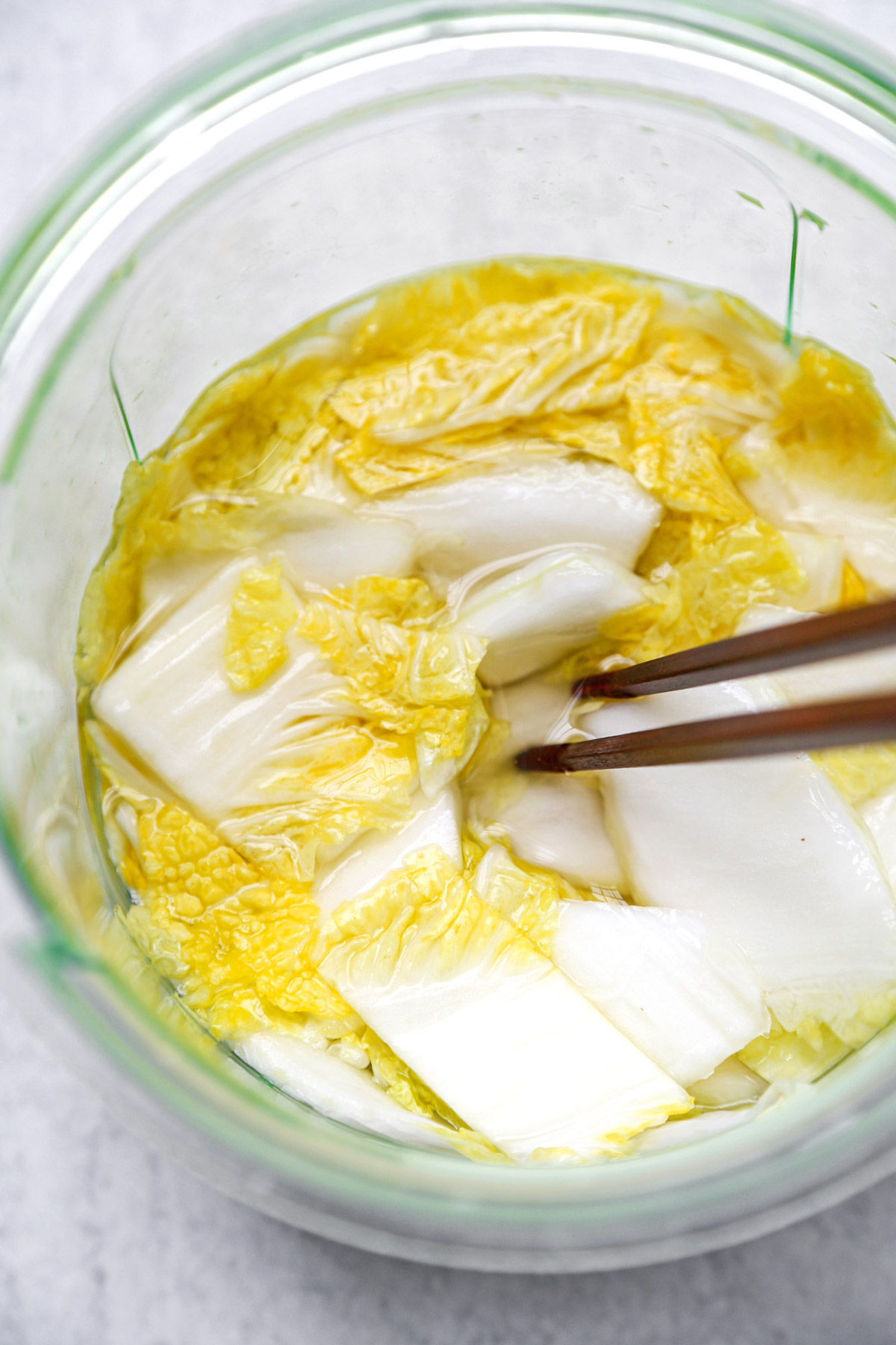 salted pickled cabbage