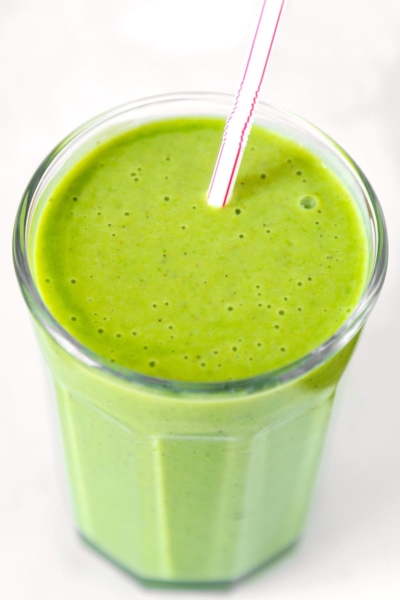 green goddess tofu smoothie