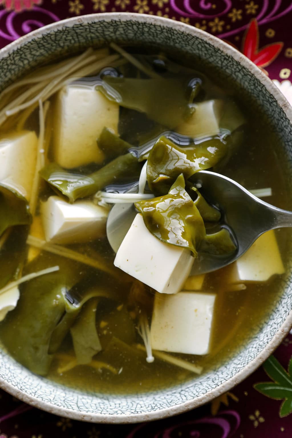 Korean Seaweed Soup Tofu Miyeok Guk Pickled Plum wakame-seaweed-salad-recipe-by-jumano82-cookpad
