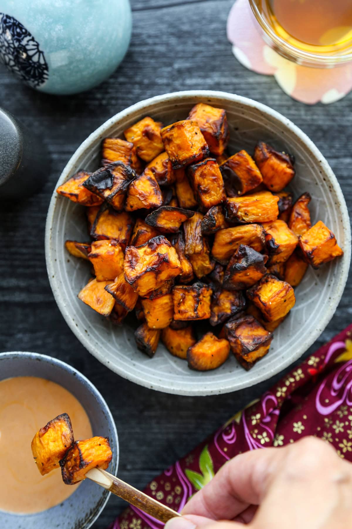 air fryer sweet potato