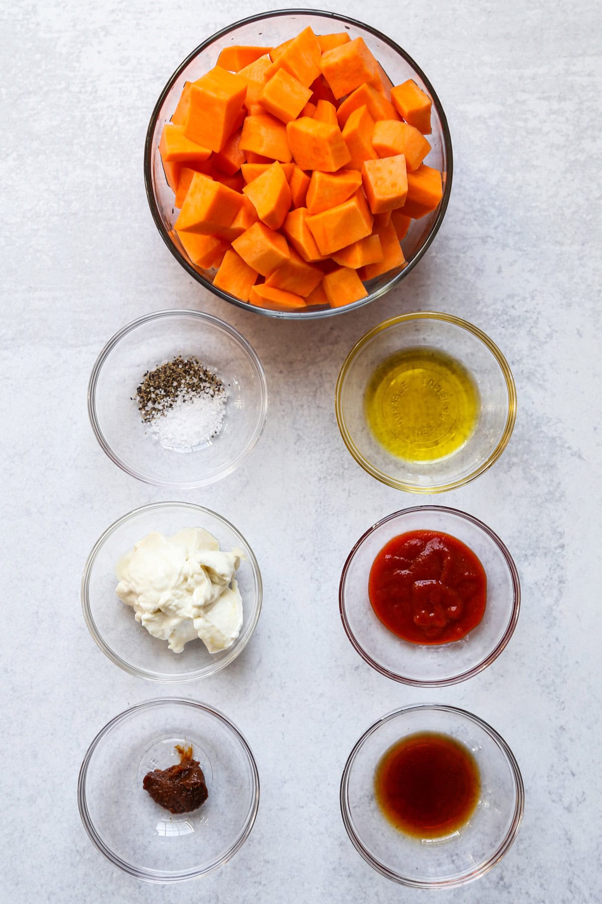 air fryer sweet potato ingredients