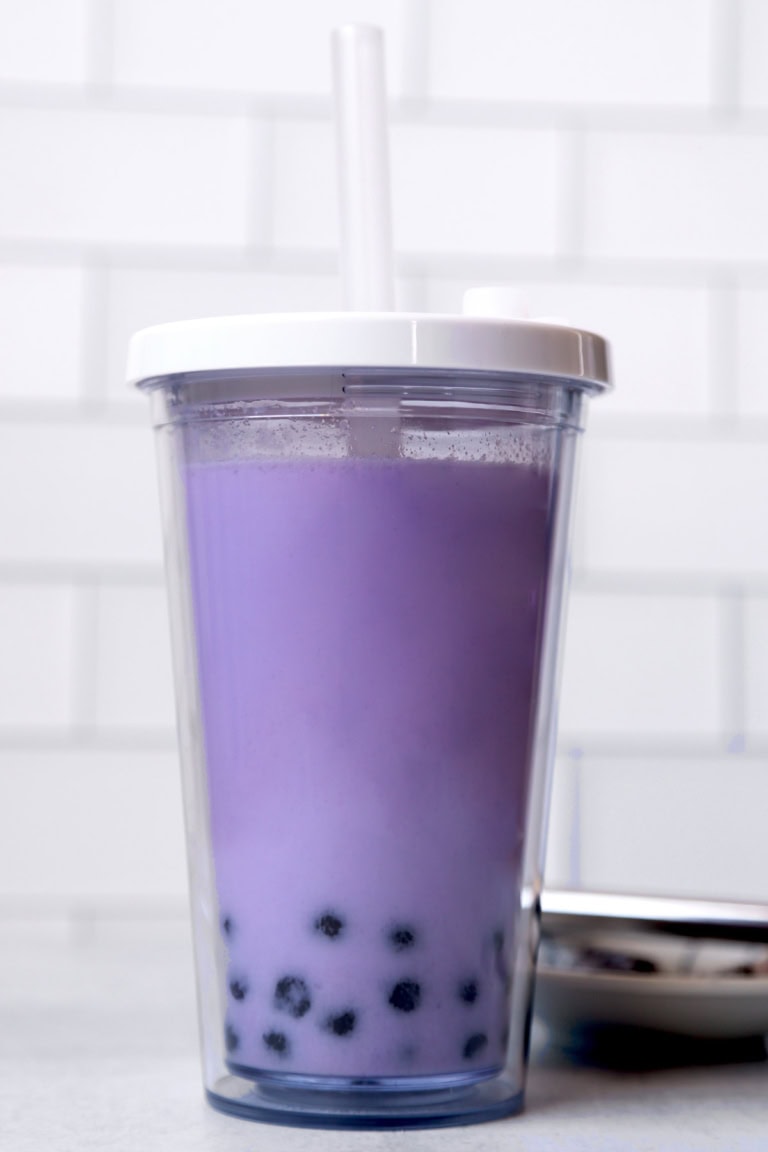 Taro Milk Tea (香芋奶茶) Pickled Plum