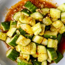 Chile-Garlic Cucumbers Recipe