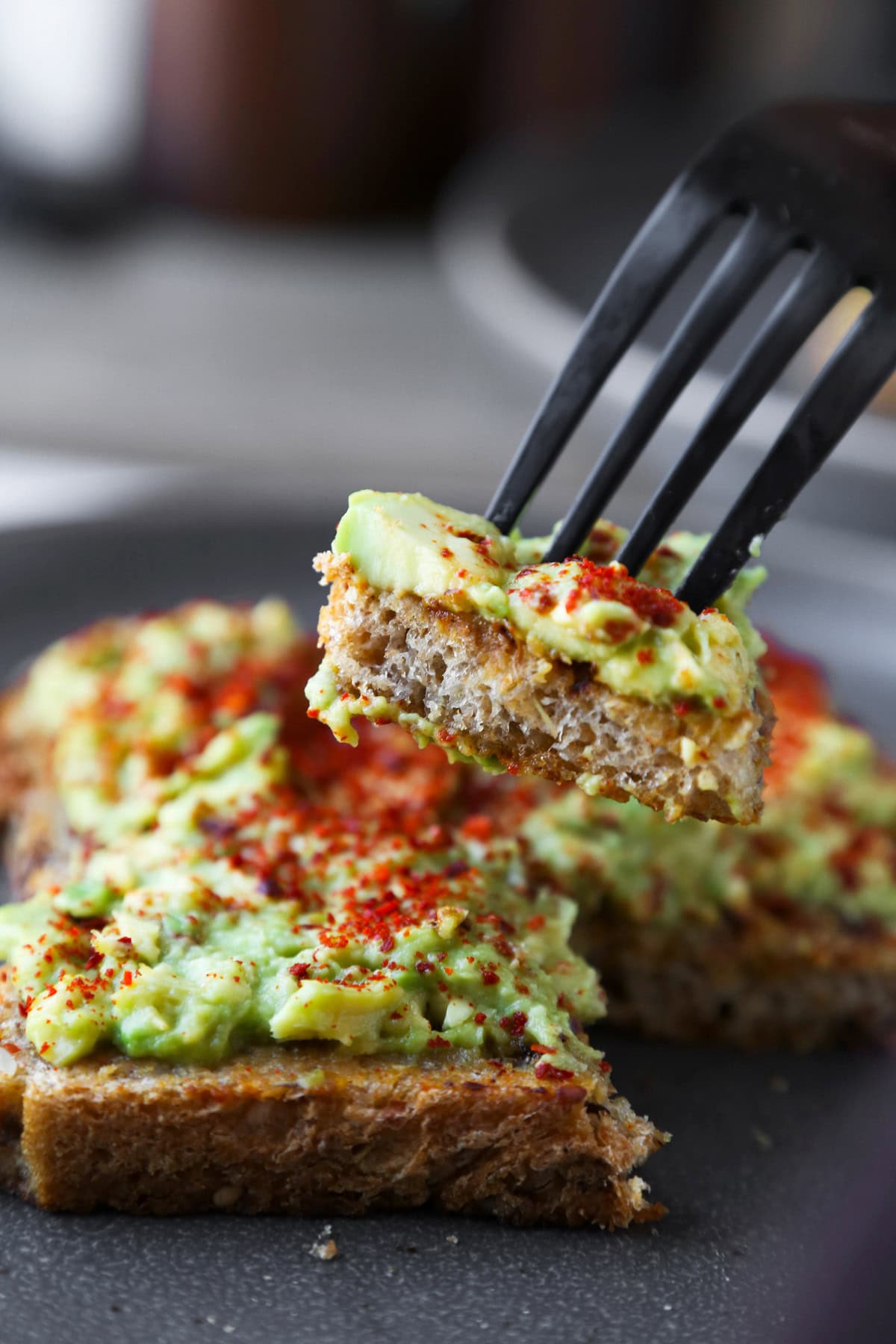 Avocado toast with gochugaru