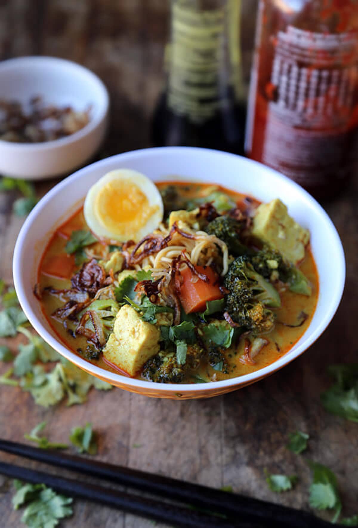 Thai Vegetable Curry Noodle Soup